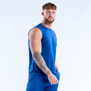 Débardeurs de sport pour hommes personnalisés avec logo, vente en gros, anti-transpiration, haute performance, vêtements de sport, hauts d'entraînement compressifs, fabricant - Product Image 2