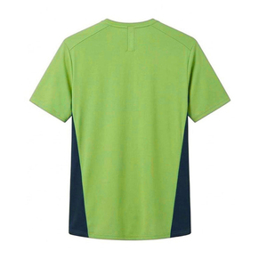เสื้อยืดคอกลมแขนสั้นผู้ชายสีเขียว โพลีเอสเตอร์ แห้งเร็ว พิมพ์ลายแบบซับลิเมชั่น ระบายอากาศได้ดี สไตล์ฮิปฮอป ทรงปกติ สกรีนโลโก้ได้ตามต้องการ - Product Image 6