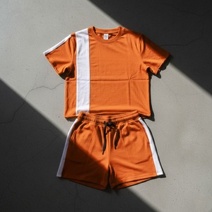 2026 Two Piece Casual Wears Men <b>Twin</b> <b>Sets</b> for Sale Professional Manufacture Custom Made Men T Shirt & Shorts <b>Set</b> OEM Serviced - Product Image 3