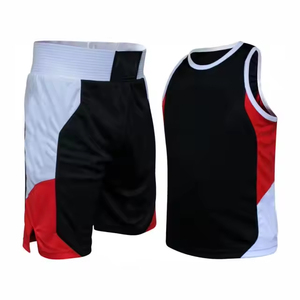 Uniforme de Boxeo Personalizado de Último Estilo, Conjunto de Pantalones Cortos y Chaleco, Precio Económico, Uniforme de Boxeo Personalizado para Hombre - Product Image 1