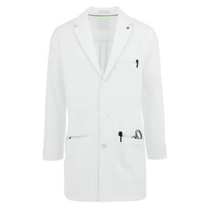 Batas de Laboratorio Blancas Unisex 100% Profesionales con Bordado Personalizado - Bata de Médico, Bata de Estudiante, Blazer con Bolsillos, Uniformes Médicos - Product Image 6
