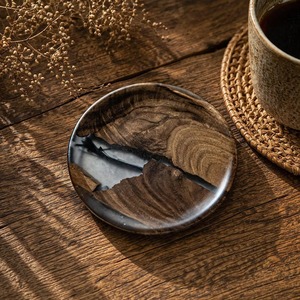 Belladec Resin Wood Classic Tea Coasters Heat Insulation Handmade Lightweight Luxury Cup Holder Pad Customized Design Tea - Product Image 6