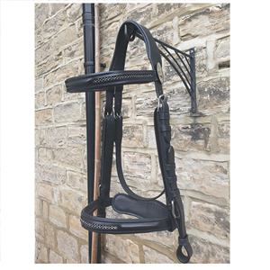 100% cuir islandais Design cheval bride pour chasseur rembourré en forme de U équipement d'équitation doux et léger avec confort - Product Image 3