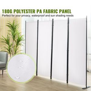 5.6 ft Fabric Partition Room Divider 4-Panel Folding Privacy <b>Screens</b> for Office/Bedroom 3 Units Included - Product Image 2