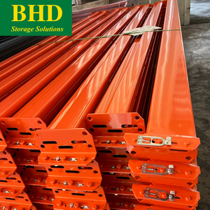 High Quality Multi-Level Steel Step Beams Stack <b>Rack</b> Industrial <b>Shelving</b> with Powder Coated Finish and Corrosion Protection - Product Image 2