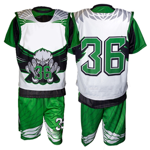 Nuevo Uniforme de Lacrosse Profesional de Alta Calidad, 100% Poliéster, Tallas Grandes, Diseño Impreso, Transpirable y de Secado Rápido - Product Image 4