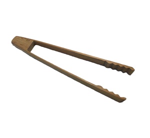 Toast Tongs Wooden Acacia Clip Accessories Utensil Kitchen <b>Log</b> Wood Kitchen Tongs for Bread Fruit Salad - Product Image 6