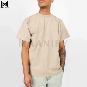 ผู้ค้าส่งเสื้อยืดคอตตอนย้อมสีแบบวินเทจ หนานุ่ม ทรงโอเวอร์ไซส์ สไตล์สตรีทแวร์ เสื้อยืดเปล่าลำลองแฟชั่นสำหรับผู้ชาย - Product Image 4