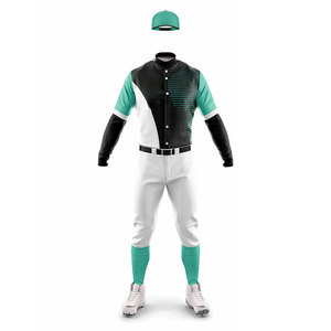 <b>Baseball</b> Uniform Packages Bulk Quantity Top Selling Sportswear Uniform Button Up Design Jersey Two Piece <b>Sets</b> Uniform Printed - Product Image 6