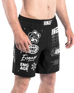 Shorts MMA Engage Coupe Moderne Tissu Uni Forme Ample Tenue Sportive Quotidienne Confort Facilité - Product Image 3