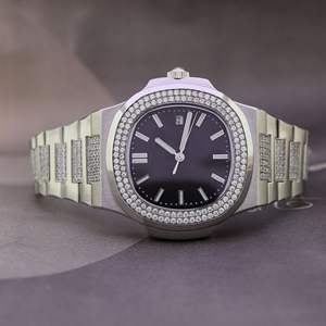 นาฬิกาเพชรคุณภาพสูงที่ผลิตในห้องปฏิบัติการ ราคาโรงงาน นาฬิกาเพชร DEF ที่ผลิตในห้องปฏิบัติการ ประดับเพชรเต็มเรือน - Product Image 5