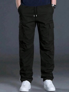 Pantalones Cargo Tácticos de Poliéster 100% para Hombre, Marca ELIVEERA ENTERPRISES, Ropa Casual Urbana, Fabricante OEM, Proveedor Mayorista - Product Image 4