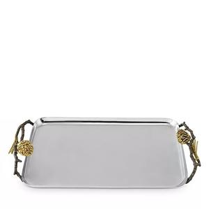 Plateau de service en métal contemporain pour collations et sucreries, idéal pour la cuisine et toutes les tables, disponible en gros - Product Image 1