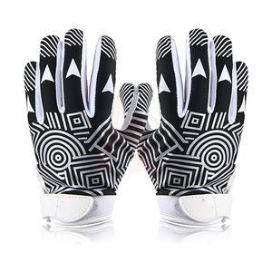 Guantes Profesionales de Fútbol Americano Antideslizantes, Transpirables, de Cuero Genuino Resistente, Nuevo Estilo para Deportes - Product Image 1