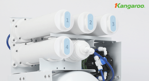 Purificateur d'eau à osmose inverse à 6 étapes KG75F7, 100 GPD, utilisation domestique et extérieure, sûr, entièrement en plastique, distributeur d'eau de bureau - Product Image 4
