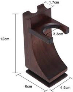 Shaving <b>Set</b> Handmade Wood 3PC Shaving <b>Set</b> For Men Brush Safety <b>Razor</b> Storage Display Stand With Stainless Steel And New Design - Product Image 5