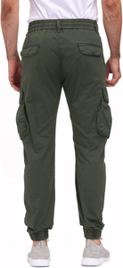 Men's Cargo Jogger Pants Elastic Drawstring Waist Lightweight Breathable Casual Hiking <b>Work</b> <b>Trousers</b> with Pockets - Product Image 4