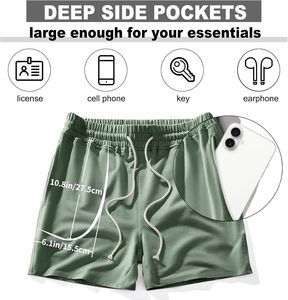 Short cargo pour homme, respirant, confortable, avec cordon de serrage, décontracté, pour voyage, plage, gym, sport, avec poches, vêtements de mode pour homme - Product Image 6