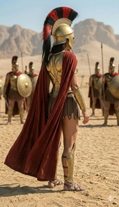 Ensemble d'armure spartiate grecque antique pour femmes – Costume de gladiateur en acier fait main – Tenue de guerrier médiéval Mohd - Product Image 5