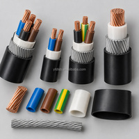 Câble d'alimentation blindé, gaine XLPE, isolation PVC, câblage électrique pour usage industriel, marin et de bâtiment