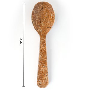 Cuillère en coque de riz durable de 5 pouces, écologique, réutilisable, compostable, résistante, sans danger pour les aliments, cuillère de cuisine - Product Image 2