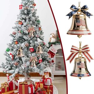 Campana Colgante Navideña de Metal Natural con Marca Privada para Decoración del Hogar, Adorno Elegante para Árbol de Navidad y Festividades - Product Image 2