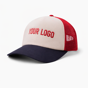Gorra Trucker de 5 Paneles con Logotipo Bordado Personalizado, Gorra de Béisbol de Malla con Visera Curva, Gorra Snapback Estructurada - Product Image 1