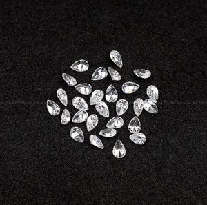 Pierre de mêlée lâche OM GEMS 5.0 x 3.0 mm, taille poire, couleur D, clarté VS, HPHT, cultivée en laboratoire, certifiée IGI, pour la fabrication de bracelets et bijoux - Product Image 5