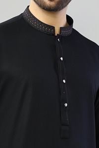 Shalwar Kameez de Lujo para Hombre, Estilo Tradicional Étnico, Tela de Algodón Suave y Cómoda, Producción Personalizada - Product Image 6