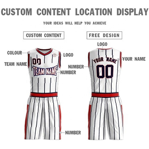 Stretch Performance Basketball Uniform Customizable Team Logo Jersey And Shorts Lightweight <b>Athletic</b> Gear For Training - Product Image 4