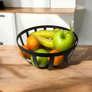 Panier à fruits en métal au design minimaliste pour comptoir de cuisine contemporain, avec finition soignée et utilité pratique - Product Image 2
