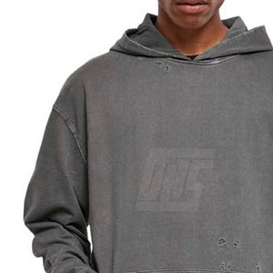 Sweat-shirts graphiques effet vieilli pour hommes, tissu doux et confortable, look délavé, adaptés aux tenues décontractées et à la mode streetwear quotidienne. - Product Image 4