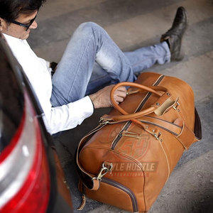 Bolsas de Viaje de Cuero de Alta Calidad Hechas en Pakistán, Precio al por Mayor, Bolsas de Viaje de Cuero para Uso en Exteriores - Product Image 5