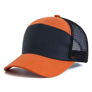 Casquette Trucker Style Sept Panneaux en Promotion – Casquette de Baseball Ajustable avec Couleurs Contrastées, Vierge, 100% Coton Respirant et Imperméable - Product Image 1