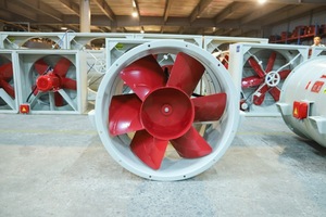 Ventilador Axial de Accionamiento Directo 220-380V para Presurización de Escaleras APL-8-7D con Cable Eléctrico, Soporte OBM, Acero SS400, CA - Product Image 4