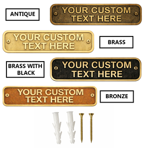 Premium Quality Handmade Metal <b>Name</b> <b>Plate</b> Personalized House Door Decorative Sign - Product Image 4