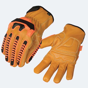 Gants anti-coupures, gants industriels personnalisés, gants de mécanicien avec protection contre les impacts TPR - Product Image 4