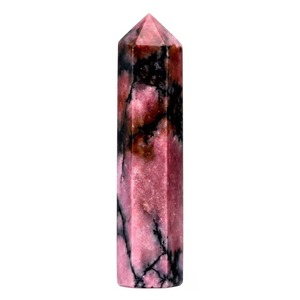 Piedra Preciosa Natural de Rodonita, Punta de Lápiz Pulida, Color Rosa, Artículo de Arte y Colección, Piedra Semipreciosa para Manualidades - Product Image 2