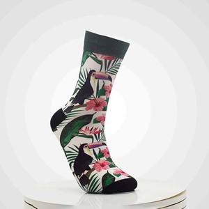Custom 100%<b>Polyester</b> Printed Sublimation Men Sport <b>Socks</b> Breathable Crew High With Bottom Body Logo Position Summer Casual - Product Image 1