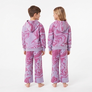Conjunto Deportivo de Sudadera con Capucha y Pantalones Deportivos para Niños y Niñas, Sublimación con Estampado Completo, Personalizable, Ropa Deportiva Juvenil al por Mayor - Product Image 6