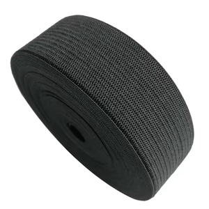Bande élastique en sergé rayé, ruban tissé extensible en rouleau pour la couture de vêtements et accessoires - Product Image 4