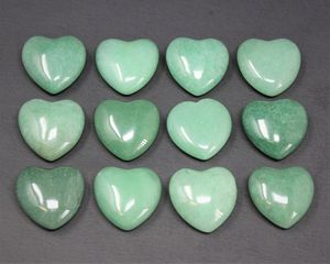 En gros Cristal Naturel Aventurine Coeur Pierre Vert Puffy Agate pour la Guérison Coeur Pierre Décoration Cadeau De Aameena Agate - Product Image 4