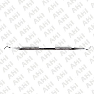 Cuchara Excavadora Ortodóntica Manual de Doble Punta de Acero Inoxidable, Doble Excavador Clase III, Reutilizable, con Empuñadura Ergonómica, Equipo Dental - Product Image 2