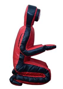 MMA Grappling Dummy Punch Bag Custom Made pour BJJ & Judo Training Canvas & PU Leather Black/Red 59 "Size - Product Image 2