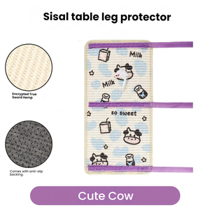 Cut Cow Sisal Cat Scratcher <b>Table</b> Legs <b>Protector</b> Anti Slip Pet Furniture <b>Protector</b> - Product Image 1