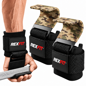 Crochets de musculation avec bandes de maintien pour les poignets, entraînement de force et exercices de fitness en salle, logo personnalisé, fourniture d'usine, fabrication OEM, poignée - Product Image 5
