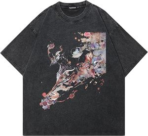 เสื้อยืดผู้ชายทรงปกติ ลายพิมพ์ Frenchie Gothic Angel แขนสั้น คอกลม ผ้าคอตตอนเจอร์ซีย์ ระบายอากาศได้ดี น้ำหนัก 220 กรัม สไตล์สตรีทแวร์ - Product Image 4
