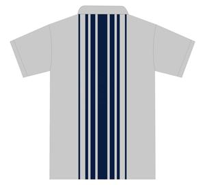 เสื้อโปโลพิมพ์ลายสีทึบสำหรับผู้ชาย - Product Image 3