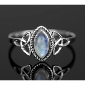 Bague Chrétienne Minimaliste Plaqué Or 18K avec Quartz Rose Naturel Sertie Clos, Bijou Tendance Unisexe pour Usage Quotidien, en Argent 925 - Product Image 3