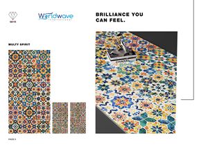 600x1200mm (60x120cm) CRAFTERRO Premium Geometric Decorative Glazed Porcelain Wall Floor <b>Tiles</b> 9mm Thick Non-Slip Modern Design - Product Image 2